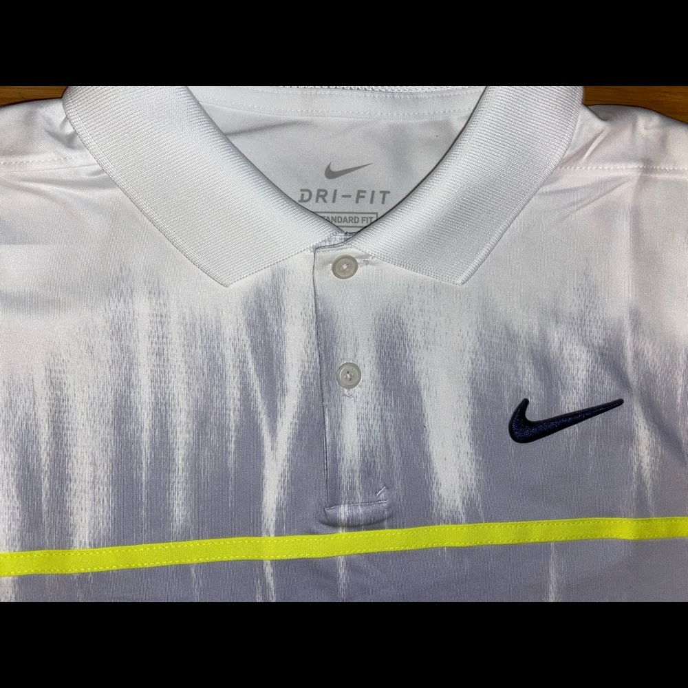Nike Dri-Fit Vapor Standard Golf Polo CN6806-100 - Picture 3 of 4